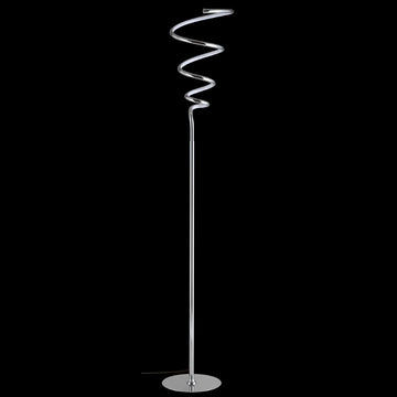 Scribble 60.5" Modern Dimmable Metal Integrated LED Floor Lamp - JONATHAN Y